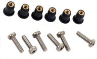 🚣 m5 neoprene well nut with 20mm stainless steel pozi screw (e) - h2o kayaks - enhanced seo logo