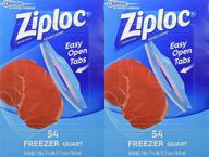 ziploc quart freezer bags 54 count household supplies logo