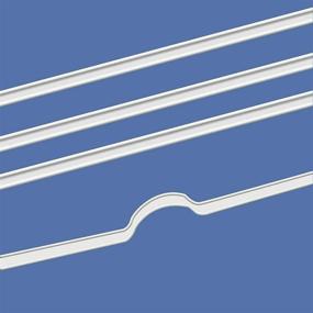 img 1 attached to 🔗 FVANOR PE Dual Core Bendable Bridge Wire Flexible Twist Ties - 100x5mm, White (100pcs)