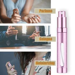 img 1 attached to Atomizer Refillable Women Empty Bottle (0.4oz) - Stylish and Convenient for Different Occasions