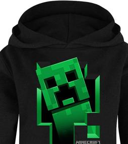 img 3 attached to 🎮 Худи "Creeper Inside Minecraft": Официальная одежда для мальчиков для истинных фанатов