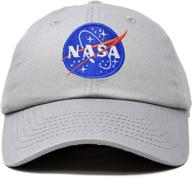 🚀 dalix nasa hat baseball cap: washed cotton with embroidered logo - pigment dyed логотип