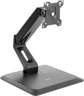 💻 vivo premium vesa single 17-32 inch computer monitor & touch screen desk stand | rotating base, height adjustable arm mount stand-v001r логотип