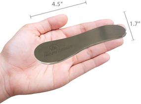 img 3 attached to ⛓️ Premium Handmade 100% Stainless Steel Gua Sha Massage Scraping Tool - Enhance Myofascial Relief, Alleviate Muscle and Neck Pain, and Enhance Mobility - S Shape