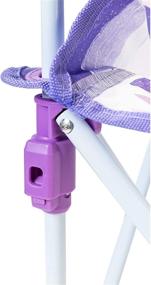 img 2 attached to Foldable Kids Camp Chair in Disney Frozen 2 Theme with Purple Carry Bag