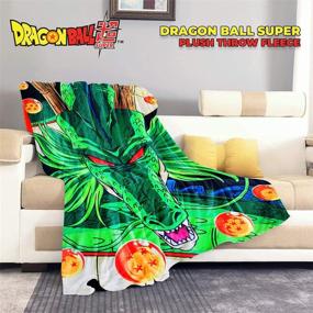 img 3 attached to Dragon Ball Z Plush Fleece Throw Comforter