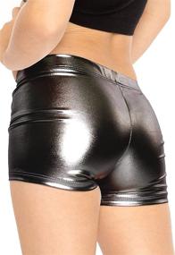 img 2 attached to 🩲 StretchFit Girl's Nylon Spandex Booty Shorts - Ultimate Stretch and Comfort