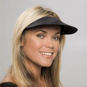 img 2 attached to Sun Visor for Golf, Tennis, Running, All Sports - No Headache Round Brim