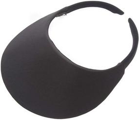 img 4 attached to Sun Visor for Golf, Tennis, Running, All Sports - No Headache Round Brim