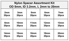 img 1 attached to Electronics Salon Assortment Screws Plastic Standoff Hardware