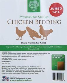 img 3 attached to 🐔 Chikpine-141l Pine Shavings Chicken Bedding | Small Pet Select | 141L, Brown