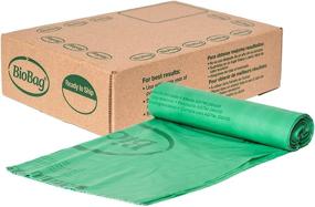 img 4 attached to 🌱 BioBag (USA): The Original Compostable Bag - 13 Gallon, 48 Total Count - Certified Compostable Kitchen Food Scrap Bags - Trash Bin Compatible