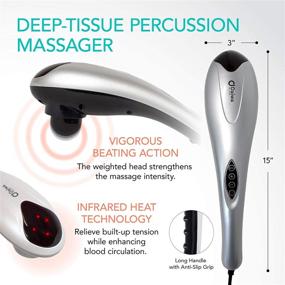 img 2 attached to 💆 Daiwa Felicity Tapping Pro Handheld Deep Tissue Massager - Electric Massage Machine