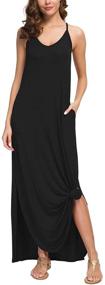 img 2 attached to GRECERELLE Womens Summer Dresses Black S