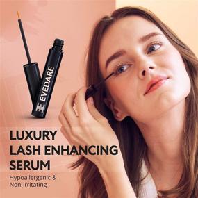 img 3 attached to 💁 EVEDARE Enhanced Eyelash Growth Serum - Advanced Formula with Peptides, Botanical Vitamins for Longer, Thicker, Fuller Lashes - Natural Extracts Improve Strength & Reduce Brittleness (3ML)