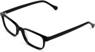 felix gray – carver black computer glasses with blue light blocking logo