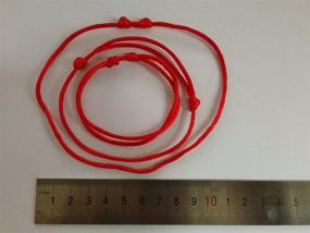 img 2 attached to 🧿 Cafurty 1 Piece Kabbalah Red String Bracelet: Stylish Evil Eye Jewelry with Kabala Charm