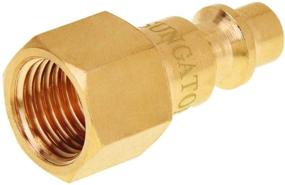 img 2 attached to 🔌 SUNGATOR Air Coupler and Plug Set, Quick Connect Air Fittings, 1/4 Inch NPT Brass Industrial Air Hose Connector (8-Piece)