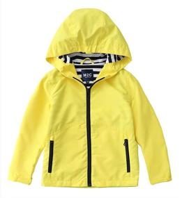 img 4 attached to M2C Hooded Windproof Jacket Windbreaker Boys' Clothing