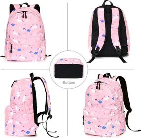 img 2 attached to Enchanting Unicorn School Bookbag Junlion Backpack: A Magical Carryall for Students