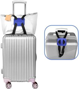 img 3 attached to Luggage Bungees Suitcase Elastic Adjustable Travel Accessories