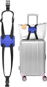 img 4 attached to Luggage Bungees Suitcase Elastic Adjustable Travel Accessories