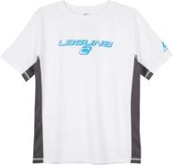 laguna sleeve rashguard sharkskin spacedye: boys' clothing and swimwear essential logo