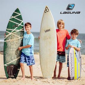 img 1 attached to Laguna Sleeve Rashguard Sharkskin Spacedye: Boys' Clothing and Swimwear Essential