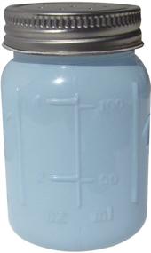 img 1 attached to 🥛 Milk Glass Blue Mason Jar Salt and Pepper Shaker Set - Vintage Style Kitchen Tableware