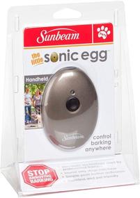 img 2 attached to 🐶 Sunbeam Little Sonic Egg: Effective Ultrasonic Bark Control Device for Dogs, Gold Finish