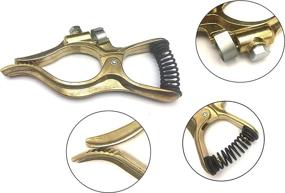 img 1 attached to KINGQ T-style Welding Ground Clamp: 300-Amp Brass for Efficient Welding