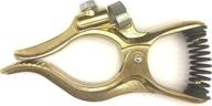 kingq t-style welding ground clamp: 300-amp brass for efficient welding logo