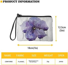 img 3 attached to 🦋 Jeiento Blue Butterfly Wallets for Women - Stylish Business Purse with Coin Pocket, Zip Around Closure, Spacious Capacity, and Durable Handbag Design - Perfect for Banquets, Parties, Clutch Bag, and Phone Holder Wallet