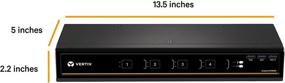 img 2 attached to 🖥️Покупайте Vertiv Avocent SV340H: 4-портовый двойной HDMI переключатель KVM 4K Ultra HD