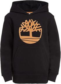 img 1 attached to Детская одежда и модные худи и свитшоты Timberland Sleeve Signature Heather X Large для мальчиков