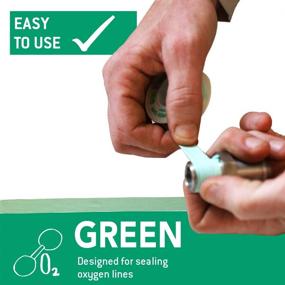 img 3 attached to GT90 Green Thred Tape: 🔒 Ultimate Thread Safety and Sealing Solution