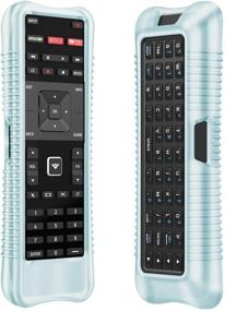 img 3 attached to 📺 Fintie Remote Case for Vizio XRT500 Smart TV Remote, CaseBot - Lightweight Anti-Slip Shockproof Silicone Cover, Blue Glow in The Dark - Compatible with Vizio XRT500 LCD LED TV Remote Controller