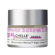 🌸 mychelle dermaceuticals remarkable retinal night cream (1 fl oz) - vitamin a moisturizer to hydrate, smooth fine lines and wrinkles logo