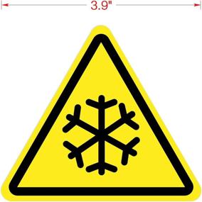 img 2 attached to ❄️ DealzEpic - Stay Alert with Low Temperature/Cold Hazard Warning Sign Stickers!