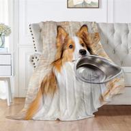 mystcover sheltie blanket lightweight birthday logo