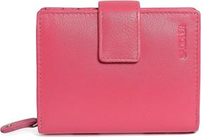 img 3 attached to SADDLER Ladies Fuschia Credit Wallet Women's Handbags & Wallets