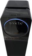 sykik tower tsme26 - 60w rms high power tower speaker with bluetooth, 6.5-inch subwoofer, 4-inch drivers, sd/usb/aux jacks, fm radio, remote logo