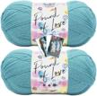 lion brand pound love yarn knitting & crochet and yarn logo