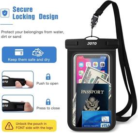 img 1 attached to JOTO Universal Waterproof Phone Pouch Up To 7 Inch