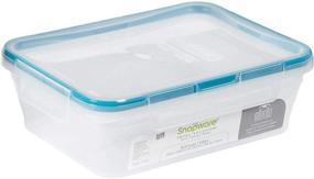 img 1 attached to 🍱 Snapware Total Solution BPA-Free Rectangular Plastic Food Storage Set (8.5-Cup, Leak-Proof, Microwave/Freezer/Dishwasher Safe, Ideal for Meal Prep)