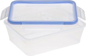 img 2 attached to 🍱 Snapware Total Solution BPA-Free Rectangular Plastic Food Storage Set (8.5-Cup, Leak-Proof, Microwave/Freezer/Dishwasher Safe, Ideal for Meal Prep)