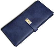 👛 topkull women's bifold wallet: stylish ladies holder for handbags & wallets logo