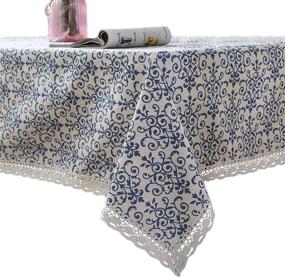 img 4 attached to 🍽️ Famibay Everyday Decorative Jacquard Tablecloth - Enhanced for Better SEO