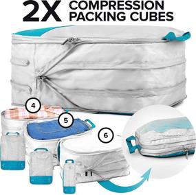 img 1 attached to 🧳 VASCO Compression Travel Cubes for Efficient Packing - Essential Travel Accessories in Packing Organizers