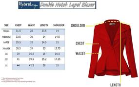 img 1 attached to JK43864 Hybrid Company Double Office Women's Suiting & Blazers - Fashionable and Functional Attire